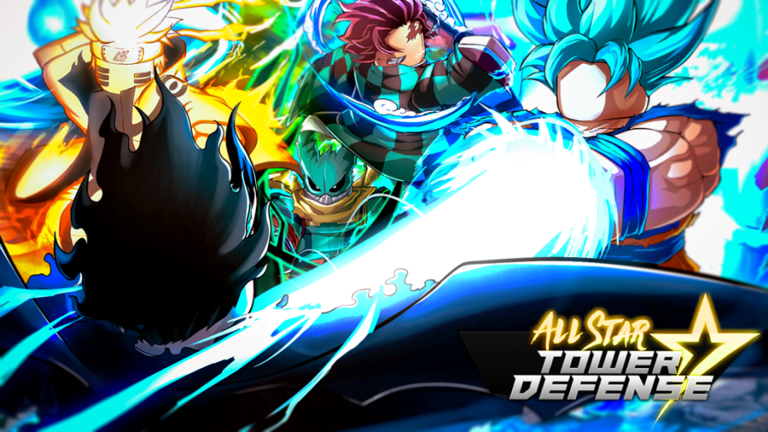 Defensores de torres estreladas em ação no jogo All Star Tower Defense.