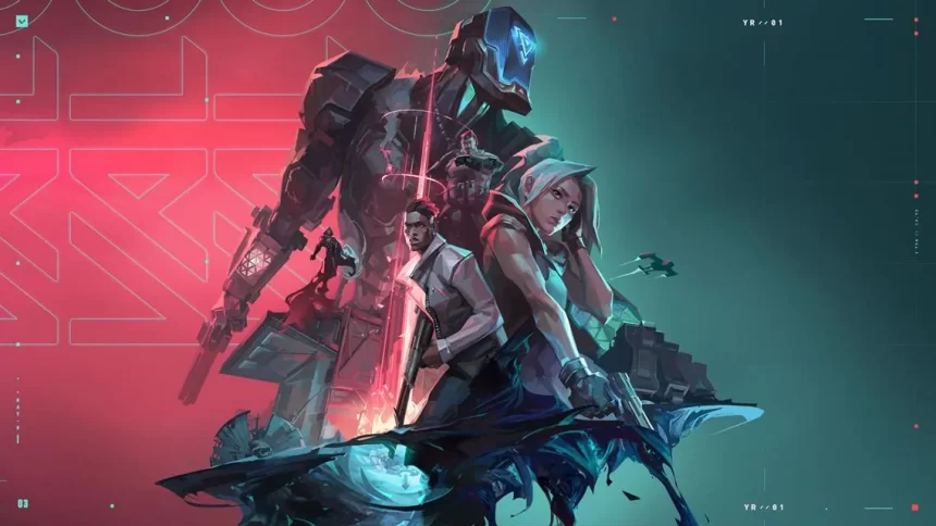 Imagem do jogo Valorant, um popular FPS competitivo da Riot Games.