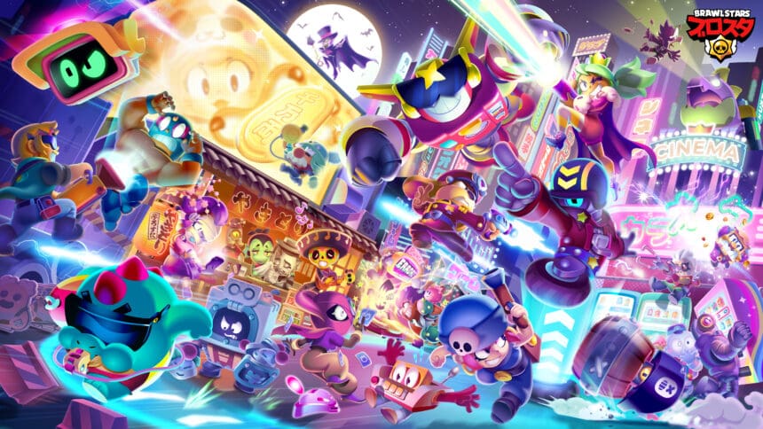 Lista de níveis de Brawl Stars com créditos para a Supercell.