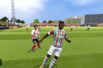 Kits personalizados do Fluminense para Dream League Soccer revelam estilo e tradição.