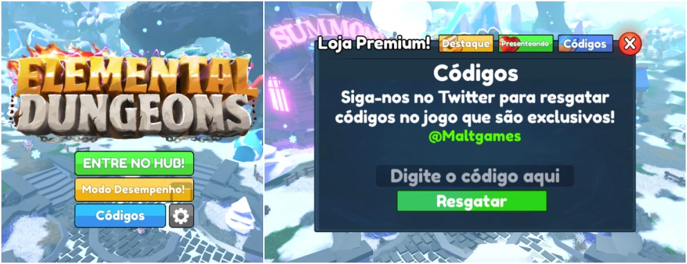 Códigos Elemental Dungeons (Masmorras Elementais) em abril 2025 Códigos Elemental Dungeons (Masmorras Elementais) em abril 2025