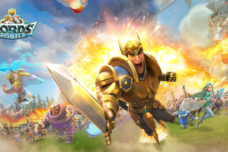 Imagem de Lords Mobile, um popular jogo de estratégia para dispositivos móveis.