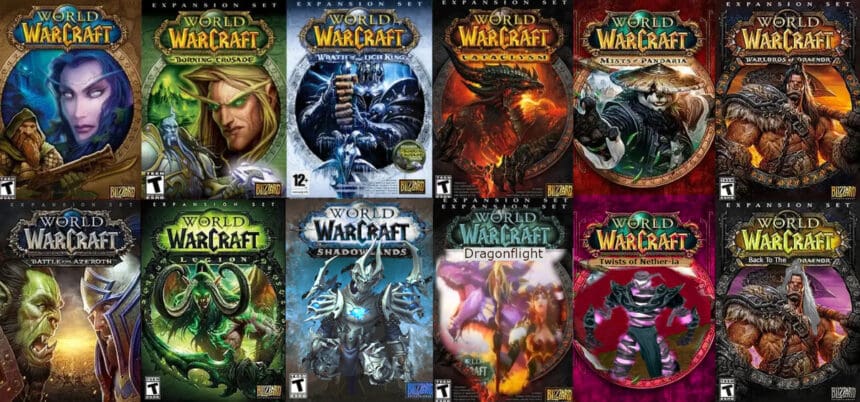 Imagem de World of Warcraft, um jogo icônico da Blizzard Entertainment.