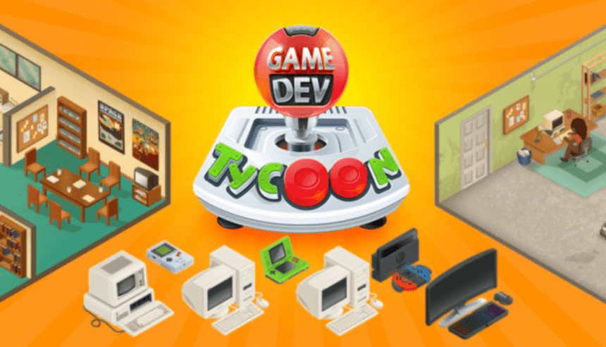 Imagem do jogo Game Dev Tycoon, uma simulação de desenvolvimento de jogos da Greenheart Games.