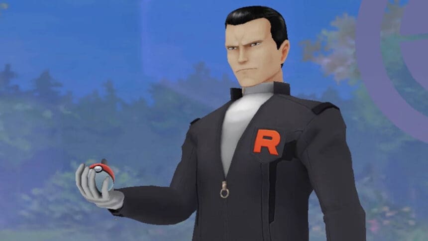 Giovanni no Pokémon Go: líder da equipe Rocket e mestre de batalhas.