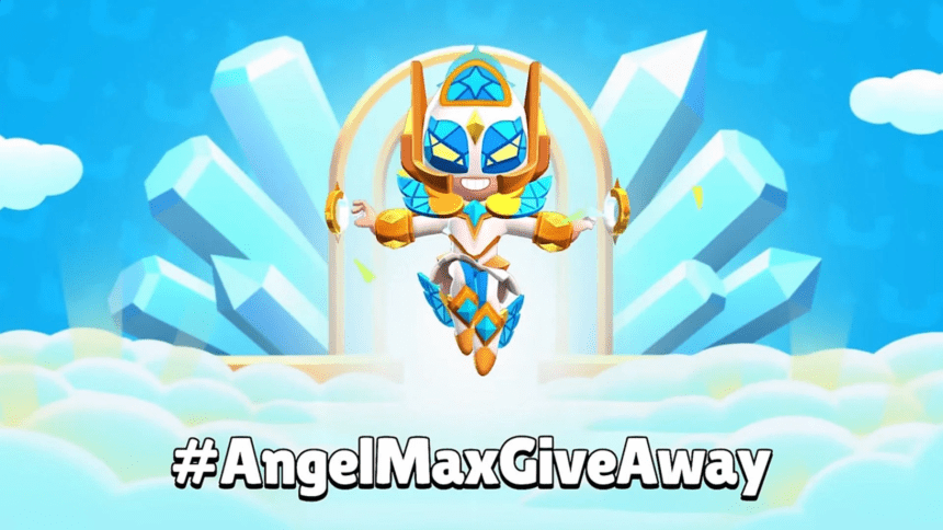Anjo Max da Supercell, personagem encantador em jogo famoso.