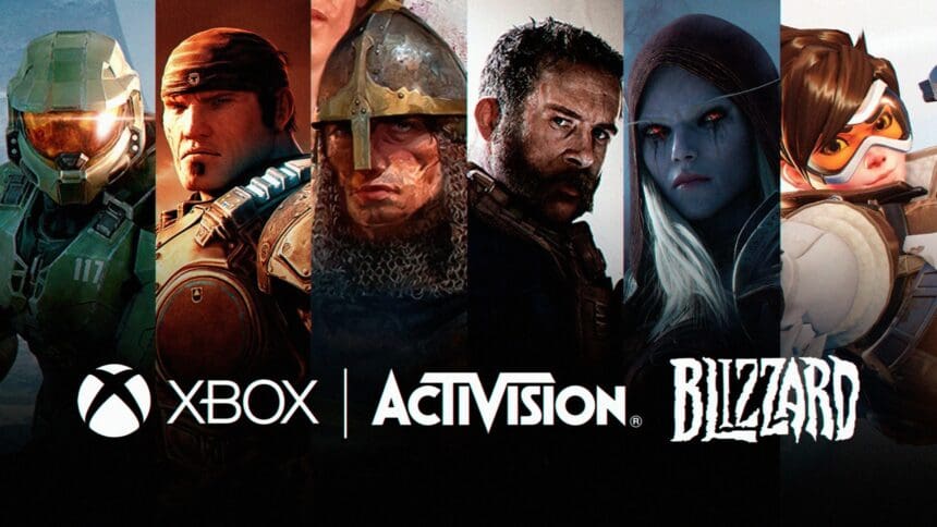 Microsoft e Activision Blizzard: parceria estratégica no setor de jogos eletrônicos.