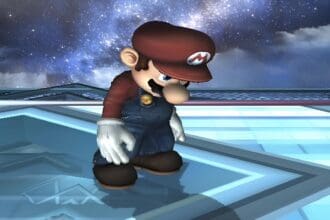 Logo da Nintendo, título icônico dos jogos eletrônicos e consoles.