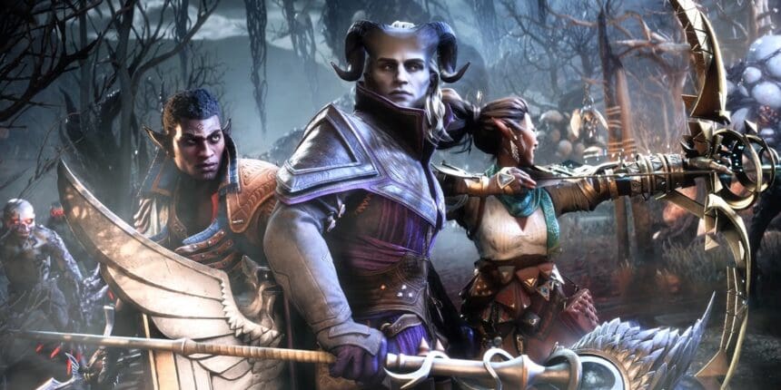 Imagem do jogo Dragon Age: The Veilguard, desenvolvido pela BioWare.