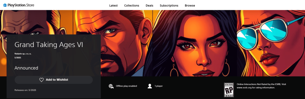 GTA 6 já pode ser adicionado à lista de desejos na PS Store, mas há um detalhe GTA 6 já pode ser adicionado à lista de desejos na PS Store, mas há um detalhe