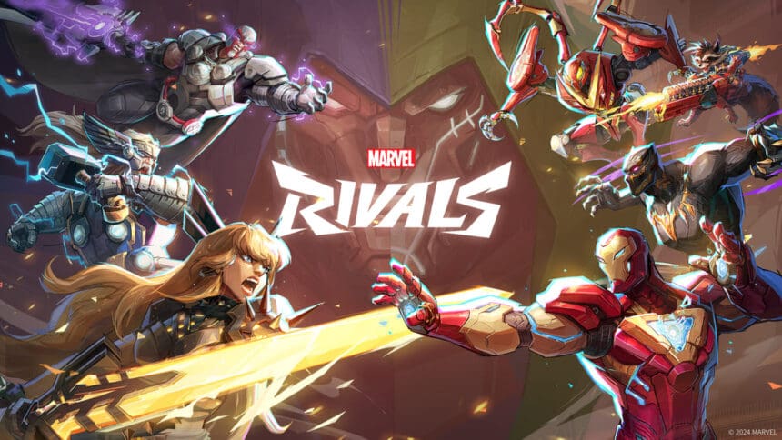 Marvel Rivals: Imagem de batalha épica entre heróis, crédito NetEase.