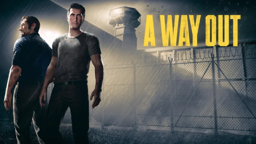 A imagem discute o crossplay em A Way Out da Electronic Arts.