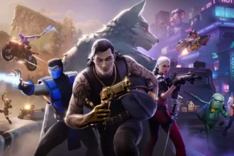 Fortnite disponível para jogar no MacBook com gráficos impressionantes.