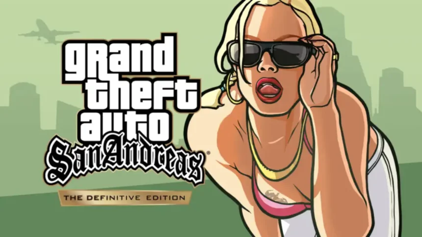 Códigos de cheats para GTA San Andreas no Nintendo Switch em destaque.
