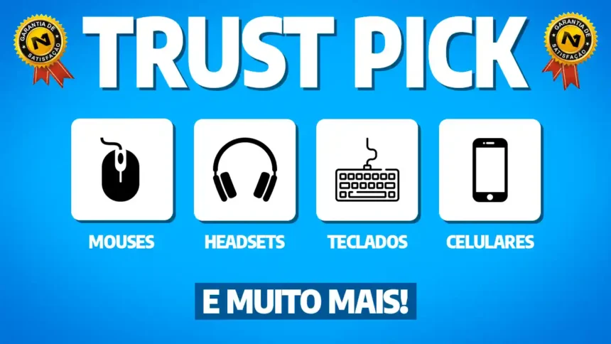 Seleção dos melhores produtos Trust Pick por categoria para gamers.