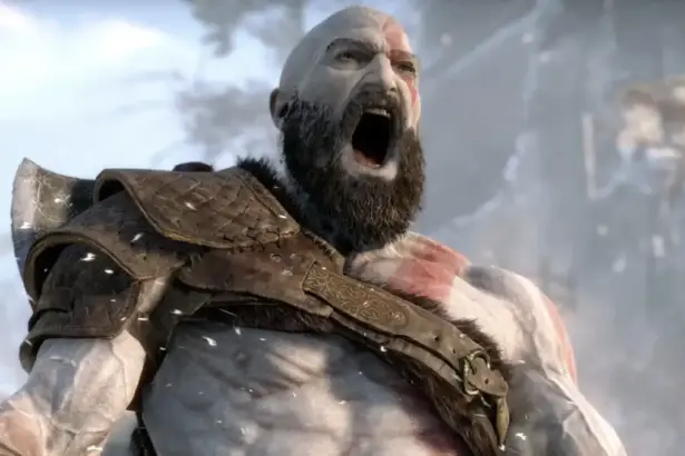 Kratos Rage, personagem de God of War, jogabilidade intensa e gráficos impressionantes no PlayStation.