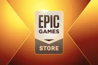 Loja Epic Games com jogos populares e destaque em plataforma digital.