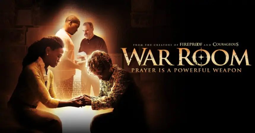Filmes cristãos semelhantes a War Room com mensagens de fé e oração.
