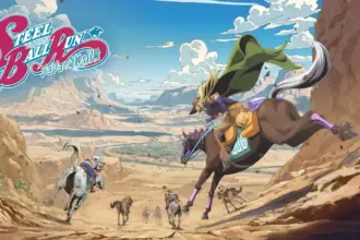 Lançamento do anime JoJos Bizarre Adventure Steel Ball Run.