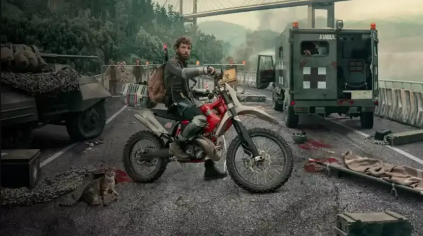 Cena de filme de zumbis do filme Apocalipse Z com continuação confirmada.