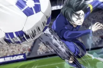 Lançamento do capítulo 306 de Blue Lock com créditos da Crunchyroll.