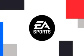 Imagem de destaque da EA Sports com logotipo esportivo e créditos da marca.