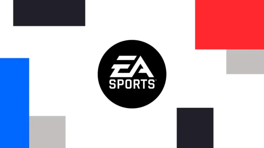 Imagem de destaque da EA Sports com logotipo esportivo e créditos da marca.
