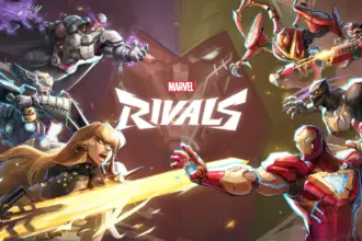 Queda de jogadores no jogo Marvel Rivals, gráficos e personagens em destaque.