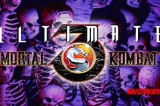 Habilidades do Ultimate Mortal Kombat 3 com gráficos de luta da Midway.