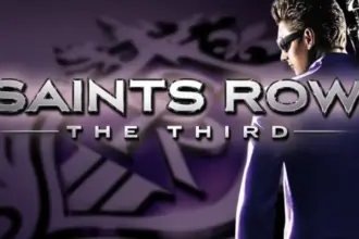 Código de truques de Saints Row 3 com créditos da THQ.