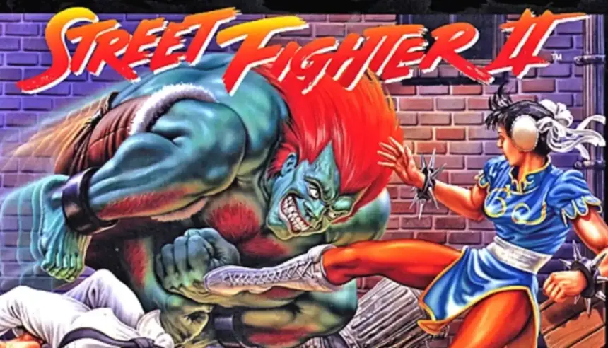 Comandos e habilidades do Street Fighter 2 em um guia visual.