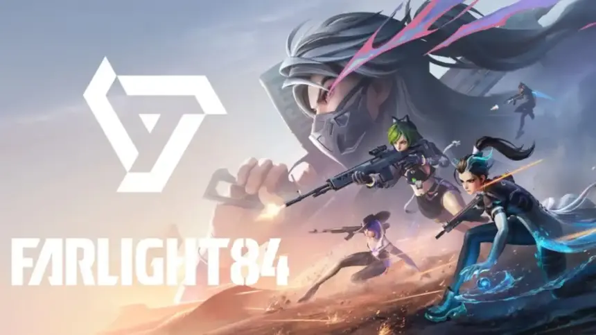 Jogos mobile de tiro Farlight 84 com gráficos avançados e ação futurista.