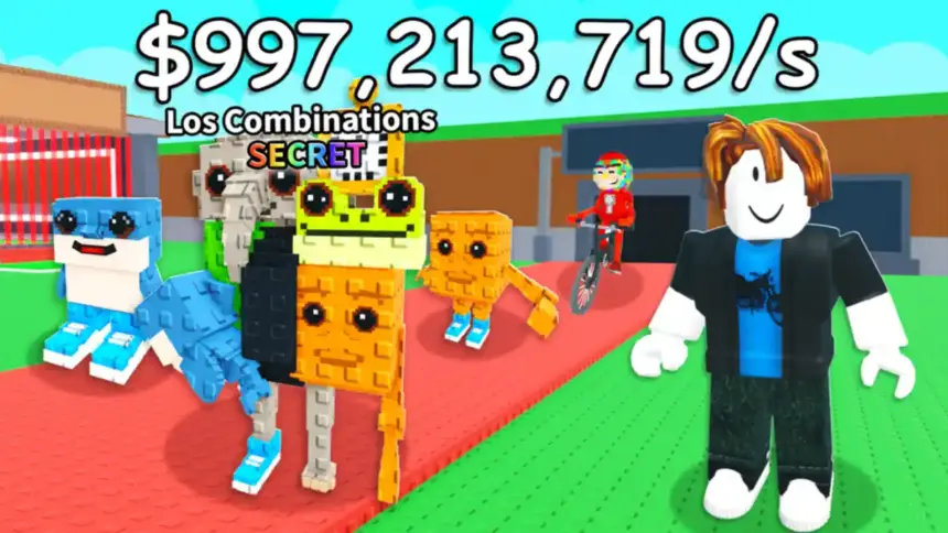 Mutações de Steal a Brainrot no Roblox, cenas de transformação e virus mutantes.