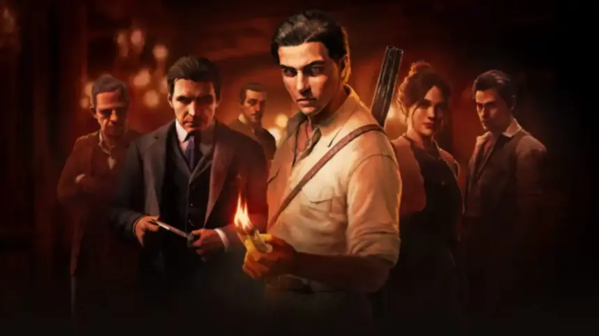 Capítulos da história de Mafia The Old Country com créditos da 2K.
