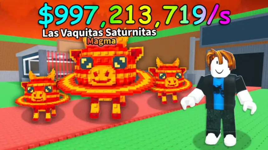 Imagem de personagens de Roblox no jogo Steal a Brainrot.